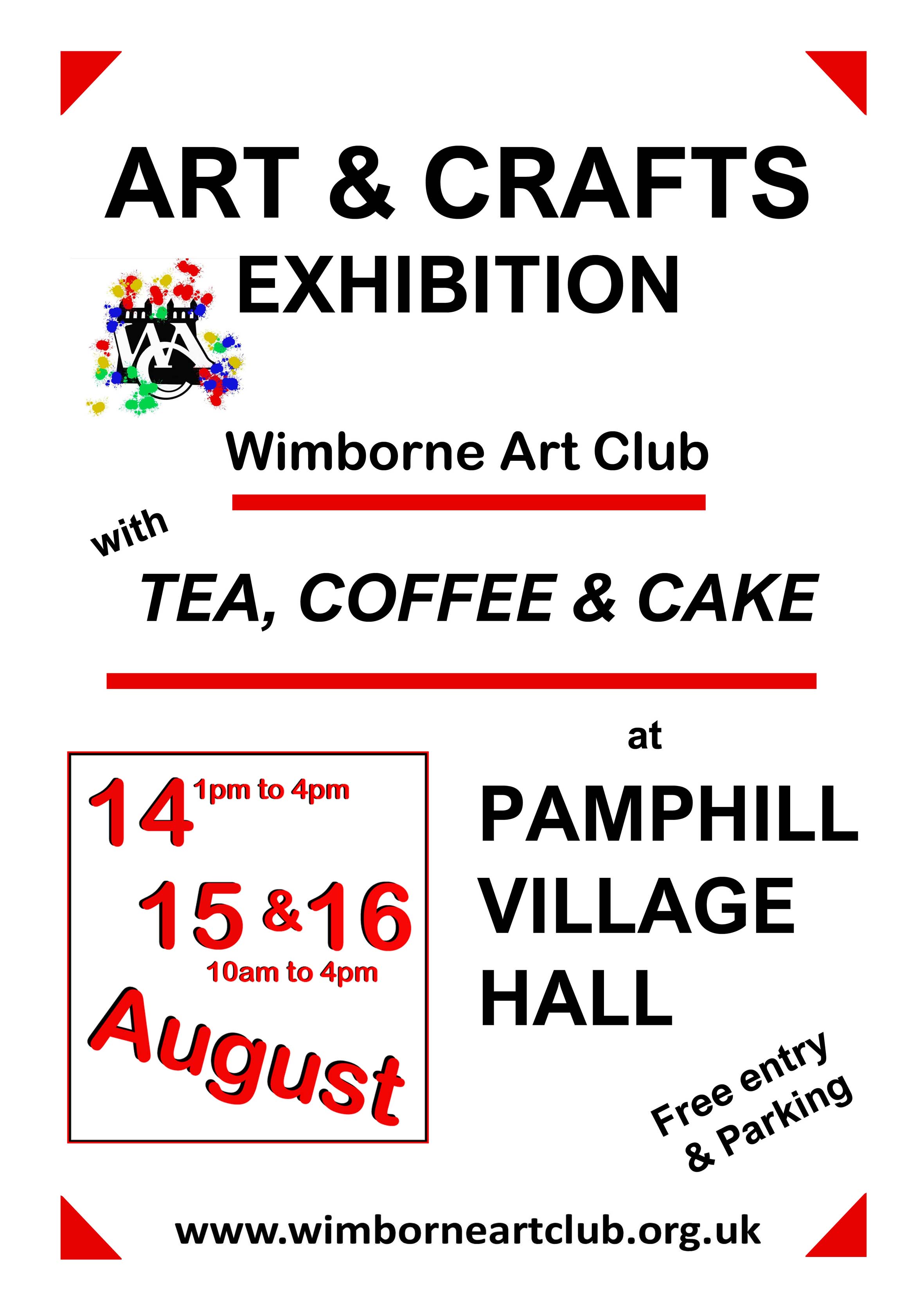 Wimborne Art Club poster
